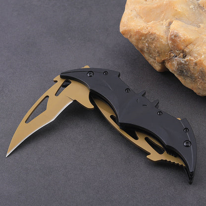 Batman Knife Twin 2 Blade Folding Knife