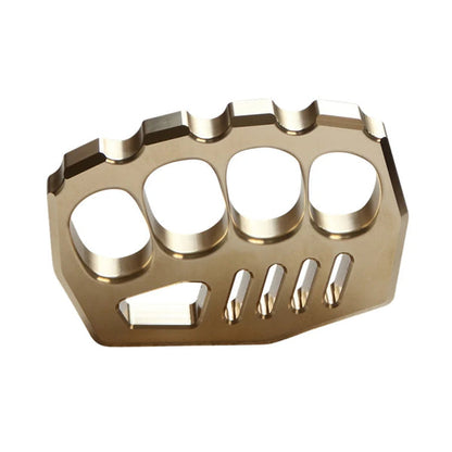 Brass Knuckle Pea Ring EDC Self Defense Tool