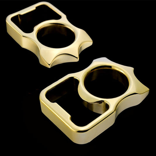 Brass Knuckle Duster Self-Defense Bottle Opener