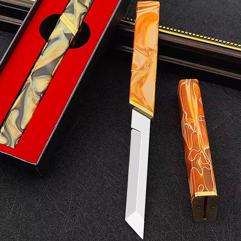 Luxury Sharp Knife Twin Fixed Blades Design