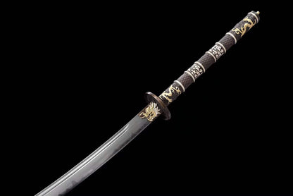 Red Fishskin Wootzsteel Kangxi Great Sword