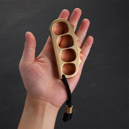 Brass Knuckle Pea Ring EDC Self Defense Tool