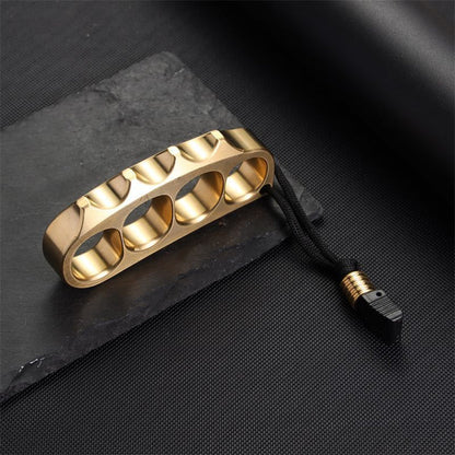 Brass Knuckle Pea Ring EDC Self Defense Tool