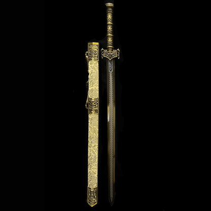 Handmade Chinese Golden Saint Han Sword