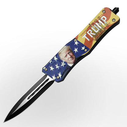 Trump ABS Handle OTF Knife Trump Supporters Knife