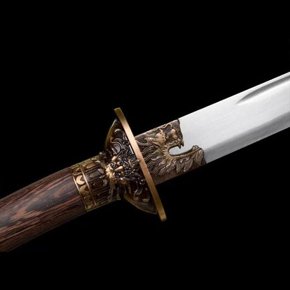 Handmade Tiger High Manganese Steel Chinese Sword