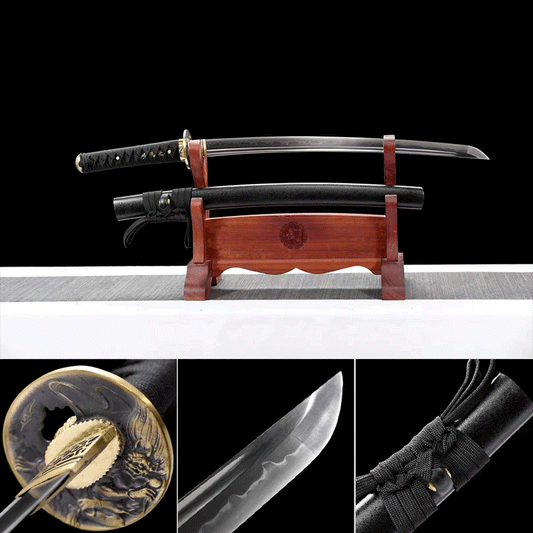 Handmade Japanese Wakizashi Vajra T10 Steels