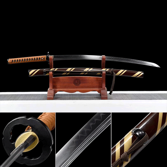 Hand Forged Japanese Samurai Katana Nightfall 曙光