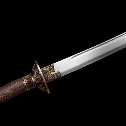 Handmade Tiger High Manganese Steel Chinese Sword