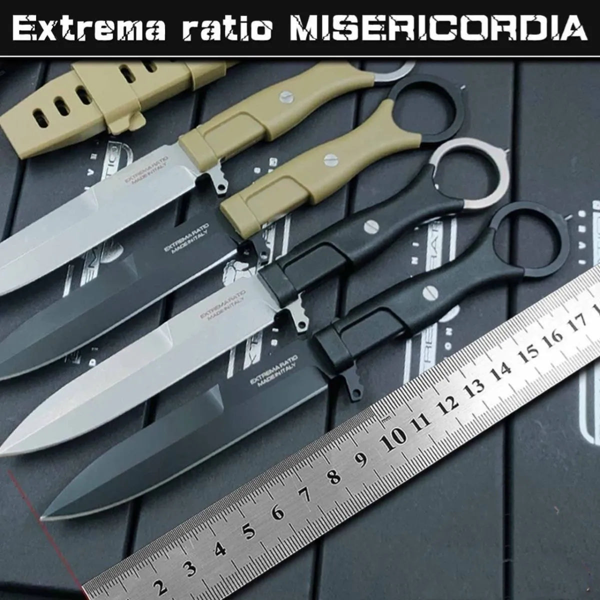 Extreme force MISERICORDIA tactical small straight knife outdoor knife outdoor survival mini portable self-defense knife