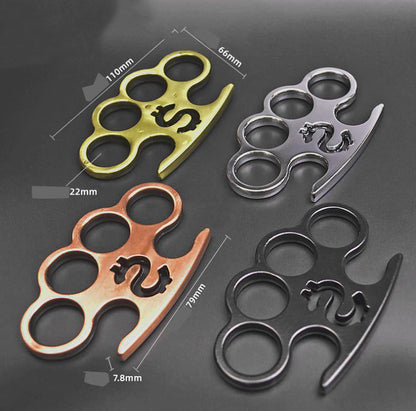 Control - Solid Brass Knuckles Duster For Self Defense Window Breaker EDC Supplies