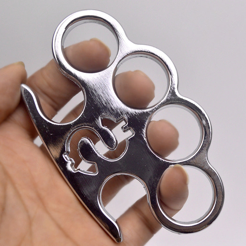 Control - Solid Brass Knuckles Duster For Self Defense Window Breaker EDC Supplies