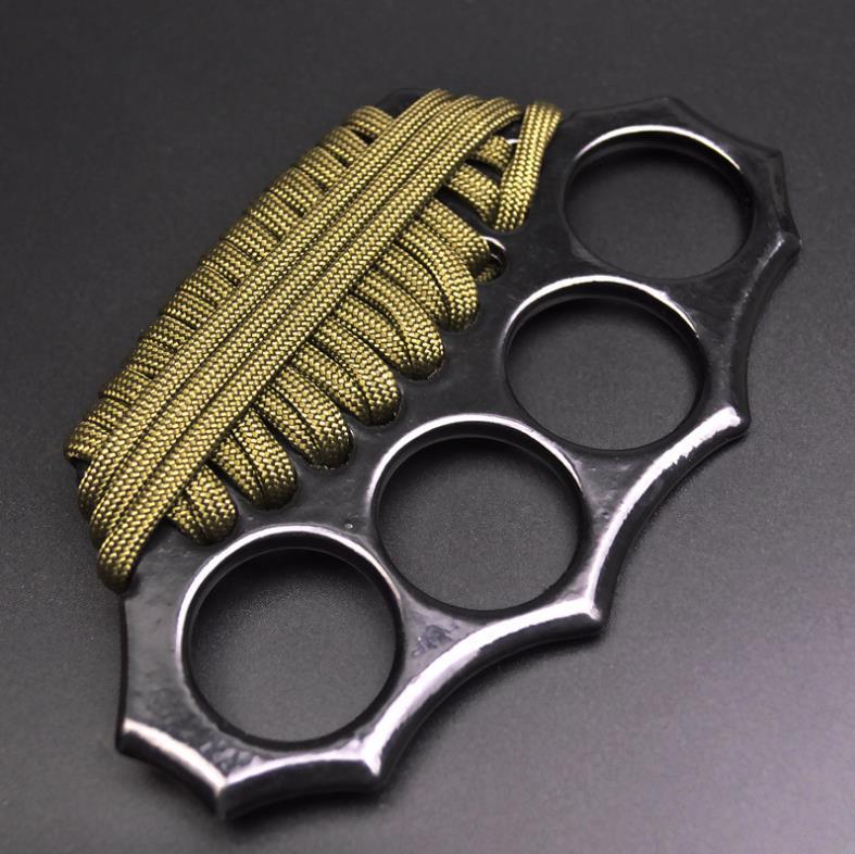 Concealeder - Solid Brass Knuckles Duster For Self Defense Window Breaker EDC Supplies