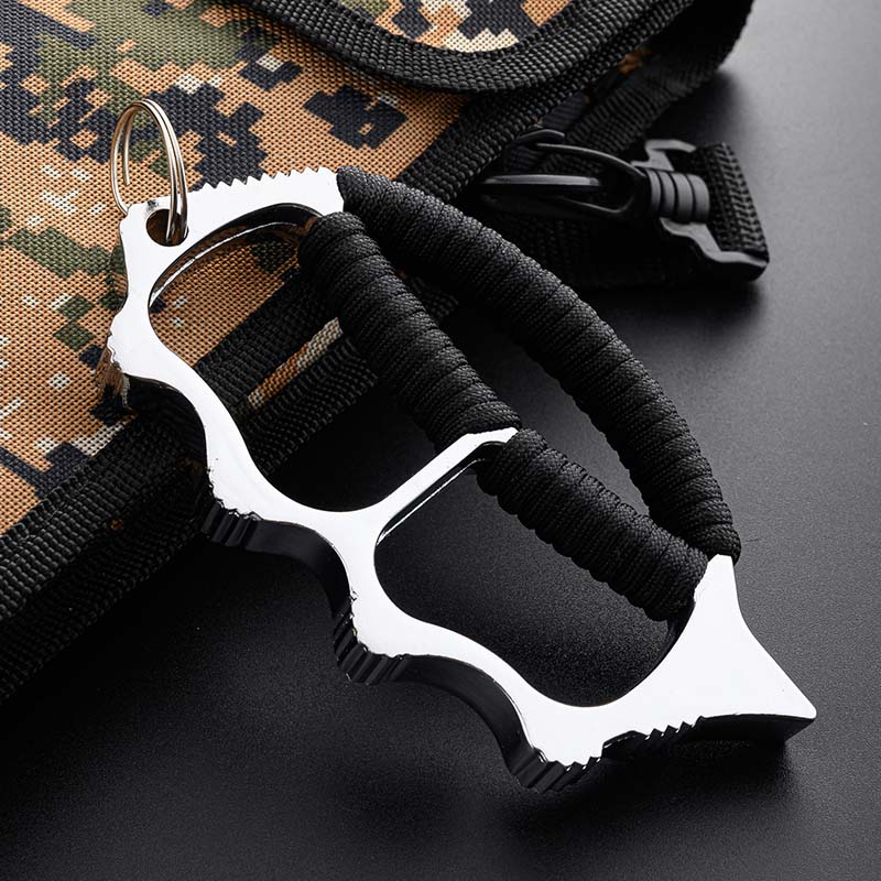 FOUR FINGER BRASS KNUCKLES SELF DEFENSE