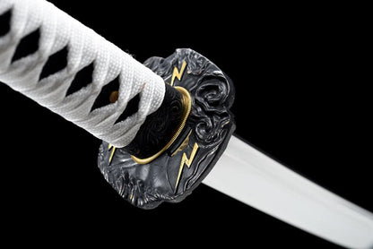 Hand Forged Anime Katana Ghost of Tsushima 9260 Spring Steel Reproduction