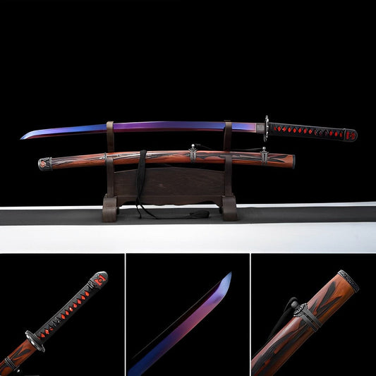 Hand Forged Anime Katana Sekiro：Shadows Die Twice Undead Cut Full Tang