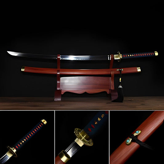 Hand Forged Japanese Samurai Katana Bill T10 Turns the soil to burn blade Fine grinding