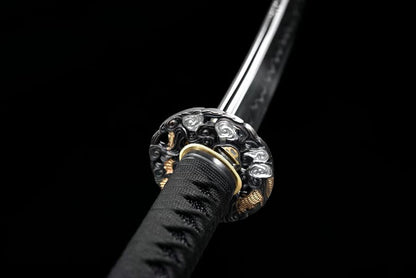 Hand Forged Japanese Samurai Katana Blackwing T10 Carbon steel Full Tang