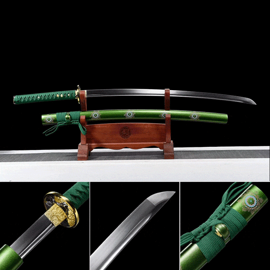 Hand Forged Japanese Samurai Katana Daylily Spring Steel