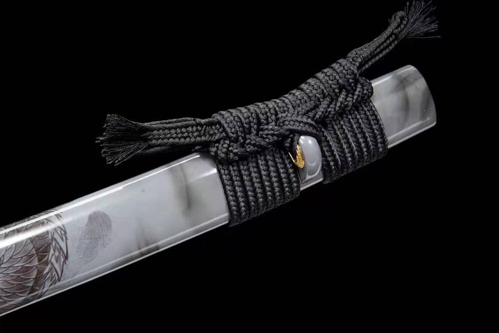 Hand Forged Japanese Samurai Katana Dragon Soul High Manganese Steel Full Tang