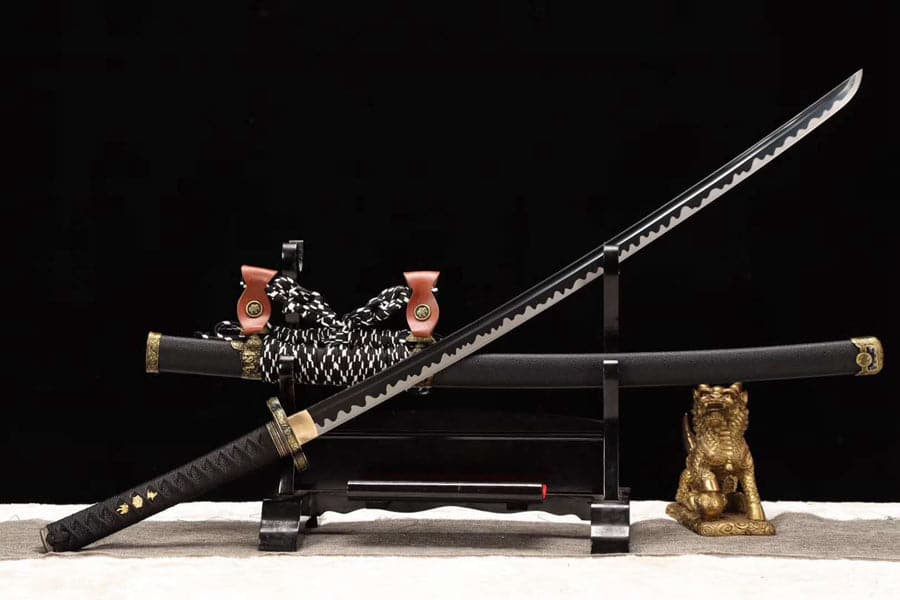 Hand Forged Japanese Samurai Katana Lion T10 Carbon steel Full Tang