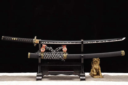 Hand Forged Japanese Samurai Katana Lion T10 Carbon steel Full Tang