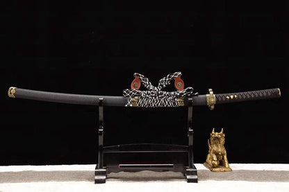 Hand Forged Japanese Samurai Katana Lion T10 Carbon steel Full Tang