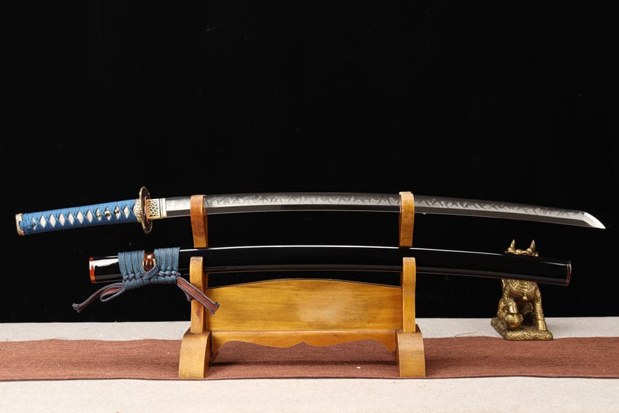 Hand Forged Japanese Samurai Katana Night Hidden T10 Carbon steel Turns the soil to burn blade