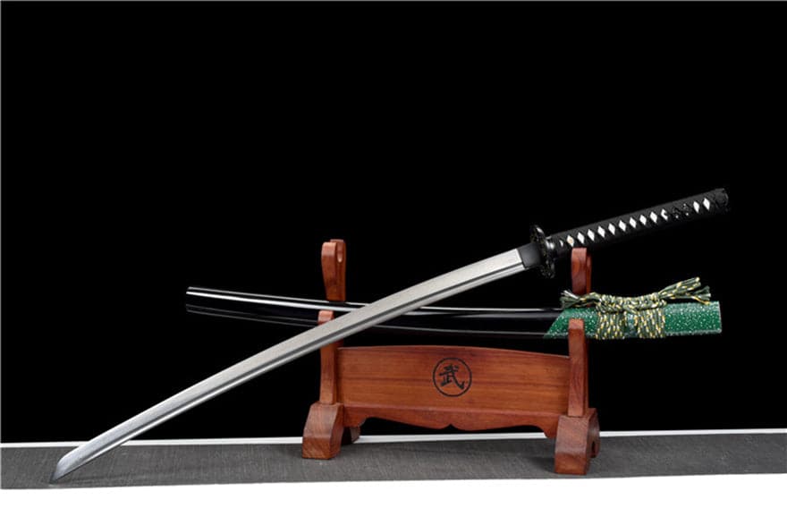 Hand Forged Japanese Samurai Katana Phantom Pattern Steel Full Tang