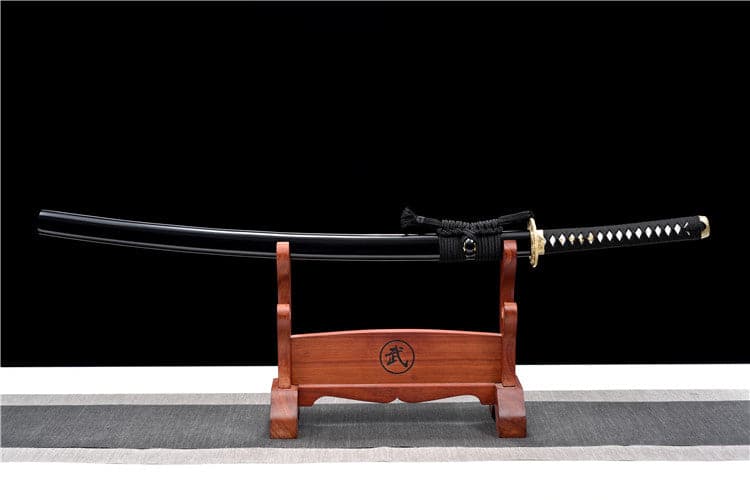 Hand Forged Japanese Samurai Katana Rose High Manganese Steel Purple Blade