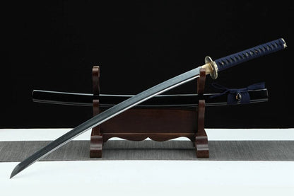 Hand Forged Japanese Samurai Katana Skeleton Specialty steel Turns the soil to burn blade fine grinding