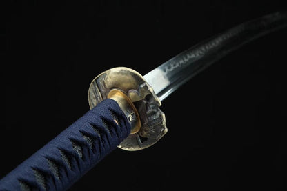 Hand Forged Japanese Samurai Katana Skeleton Specialty steel Turns the soil to burn blade fine grinding