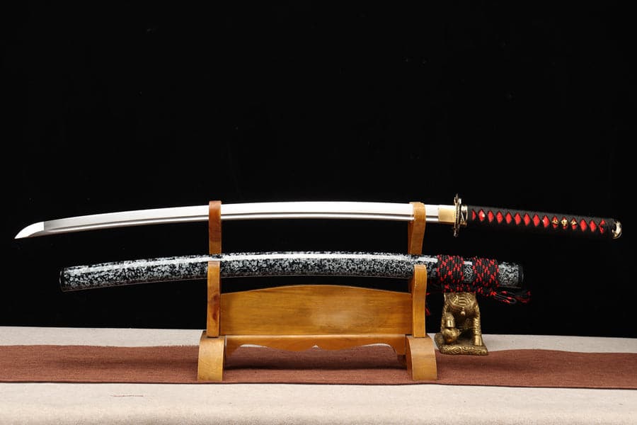 Hand Forged Japanese Samurai Katana Tengo Sword High Manganese Steel Full Tang