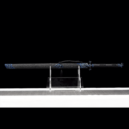 Handmade Devil King  Chinese Sword With Blue