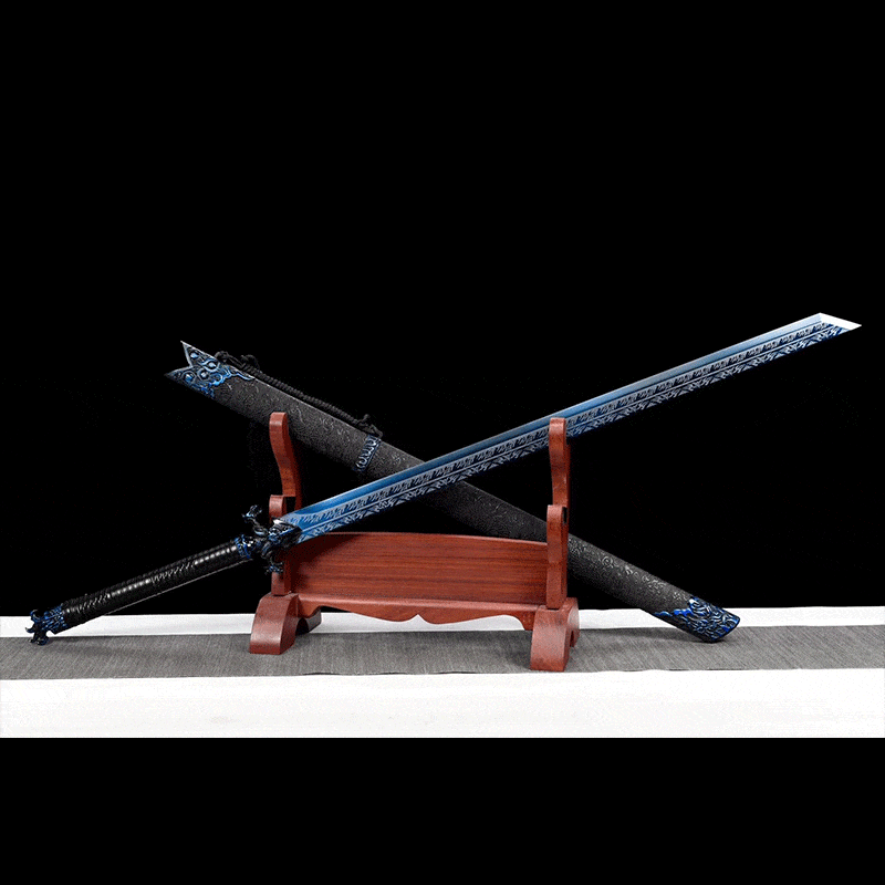 Handmade Devil King  Chinese Sword With Blue