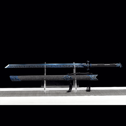 Handmade Devil King  Chinese Sword With Blue