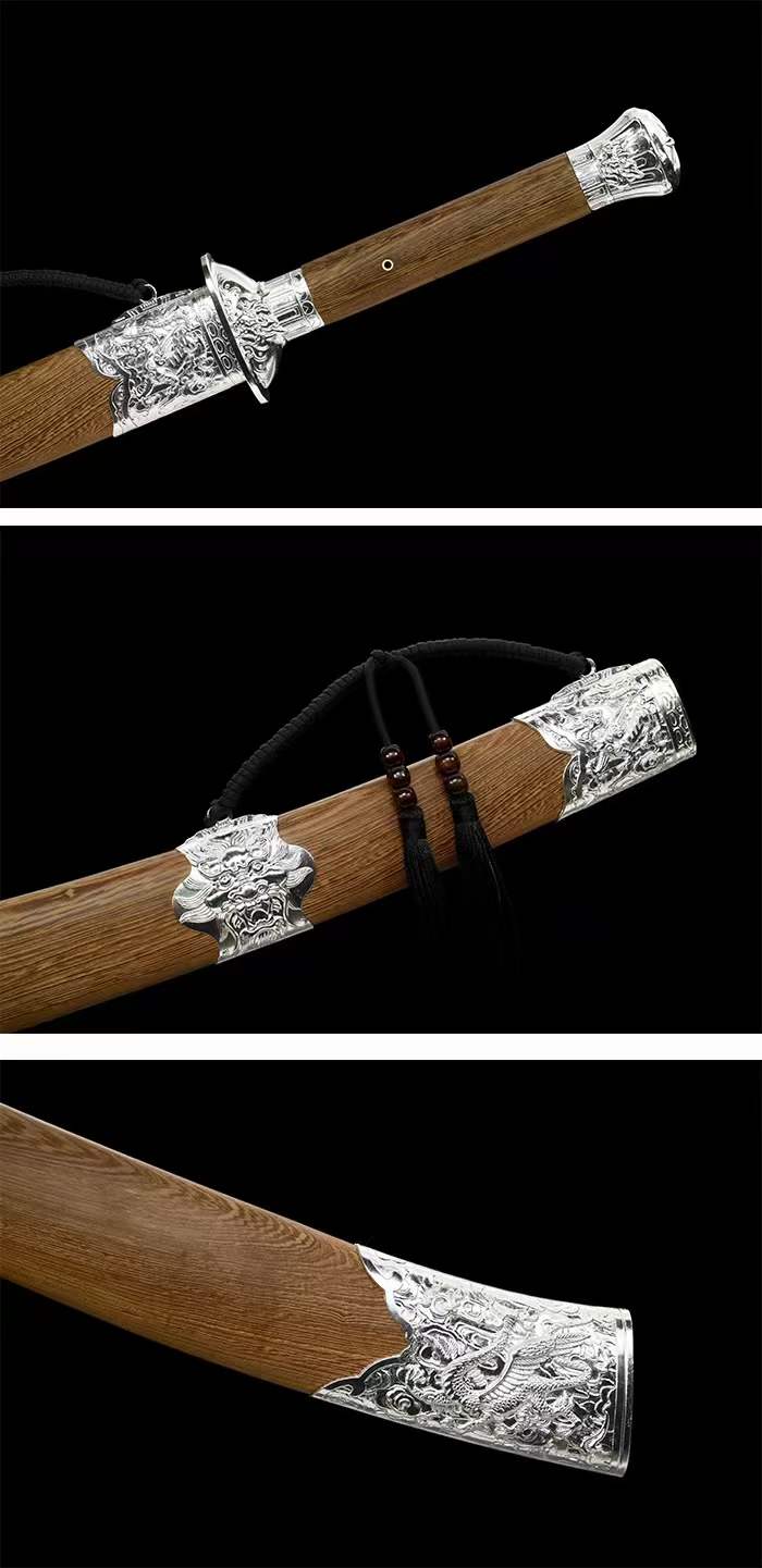 Handmade Dragon & Tiger Treasure Sword