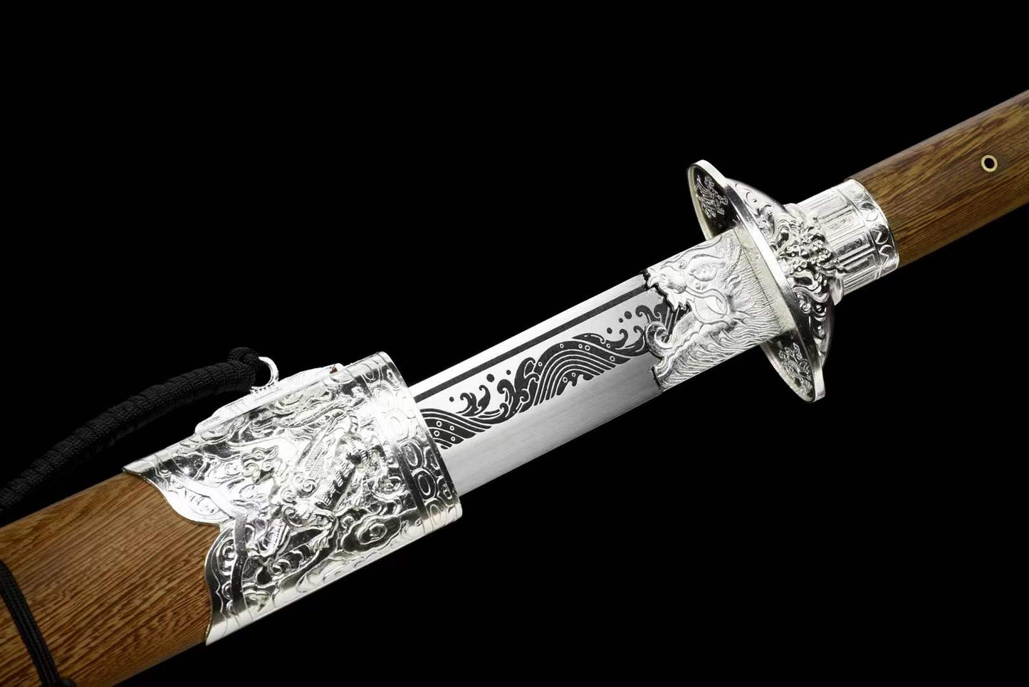 Handmade Dragon & Tiger Treasure Sword