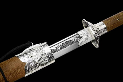 Handmade Dragon & Tiger Treasure Sword