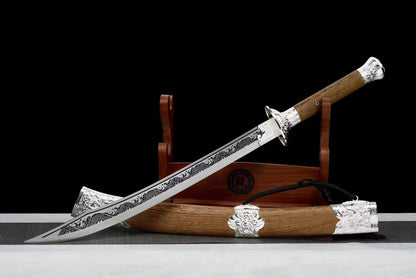 Handmade Dragon & Tiger Treasure Sword