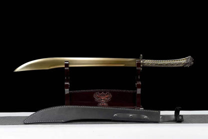 Handmade Golden Dragon High Manganese Steel Chinese Sword