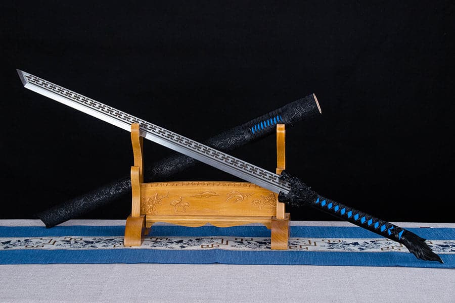 Handmade High Manganese Steel Devil Wolf Tang Sword