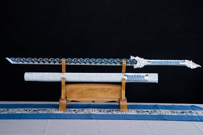 Handmade High Manganese Steel Snow Wolf  Tang Sword