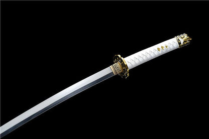 Handmade Japanese Tachi Odachi Golden Cherry 9260 Spring Steel Two-color alloy cherry blossom