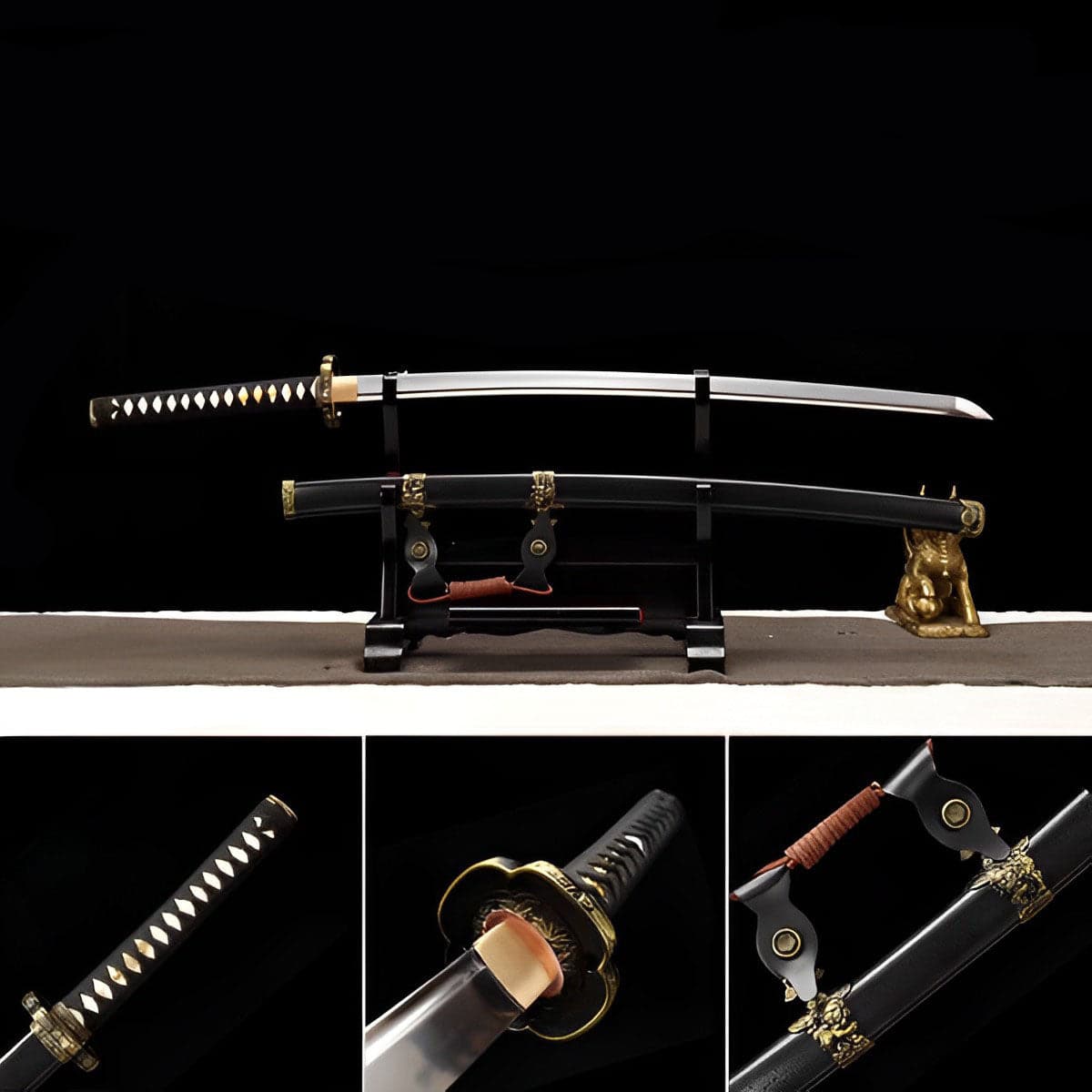 Handmade Japanese Tachi Odachi Hidden Front 9260 Spring Steel