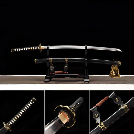 Handmade Japanese Tachi Odachi Hidden Front 9260 Spring Steel