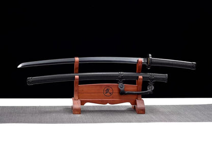 Handmade Japanese Tachi Odachi High Manganese Steel Blade blackening process