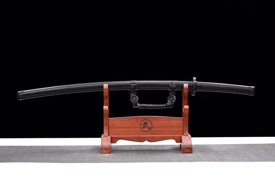 Handmade Japanese Tachi Odachi High Manganese Steel Blade blackening process