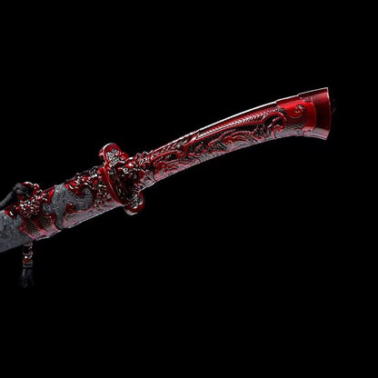 Handmade Red Blood Chinese Sword