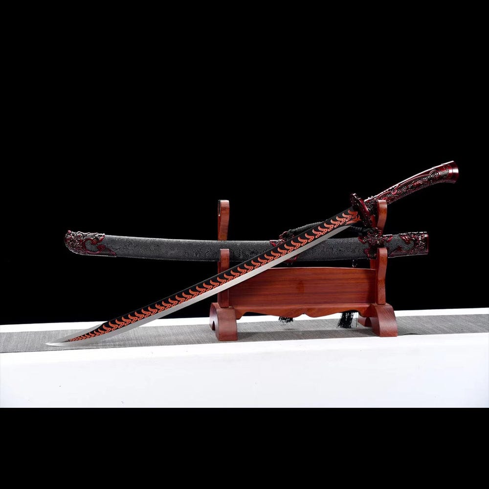 Handmade Red Blood Chinese Sword